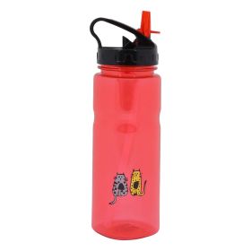 Biggdesign Cats Tritan Flask 650 ml Red