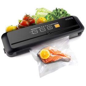 KOIOS Vacuum Sealer Machine, 86Kpa Automatic Vacuum Air food sealer/Built-in Cutter Starter Kit, Dry & Moist Food Preservation Modes, Pulse Function (Color: as picture)